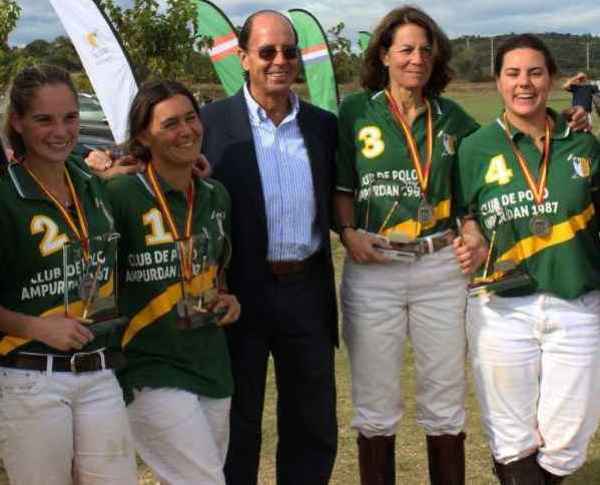 Club de Polo Ampurdan: Eva Campos, Raquel Alcalá Fuentes, Olga Santos Alvarez, Nicole Fass